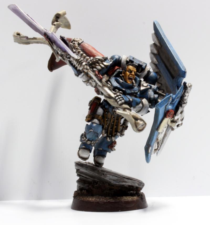 Captain With Relic Shield And Lieutenant With Storm Shield, +Space